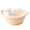 Beige., variant on AOOOWER Microwave Safe Steaming Container With Ergonomic Handle & Lid For Vegetables Meat Dumplings 42oz Food Steamer Pot Set