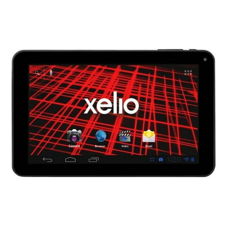Xelio P1001A-BK - Tablet - Android 4.1 (Jelly Bean) - 4 GB - 10.1" (1024 x 600) - microSD slot - black