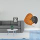 thumbnail image 2 of Reloj despertador digital de pared con , moderno y decorativo, de madera silenciosa, con pantalla multifuncional, ideal para sala de es, 2 of 8