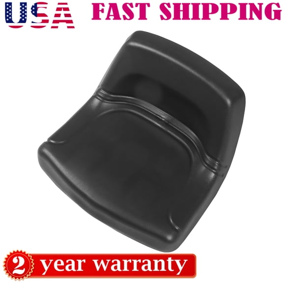 New Lawn Mower Garden Tractor Seat Low Back Waterproof Seat Black
