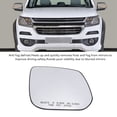 thumbnail image 3 of Rear View Mirror Glass Anti Fog, Heated Mirror Lens Replacement, Clear High Visibility for SLT 2015 to 2020, All Terrain 2018 to 2020, Snap On Installation, 3 of 7