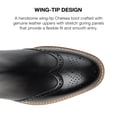 thumbnail image 3 of Thomas & Vine Mens Watson Tru Comfort Foam Pull-on Wingtip Chelsea Boot, 3 of 8