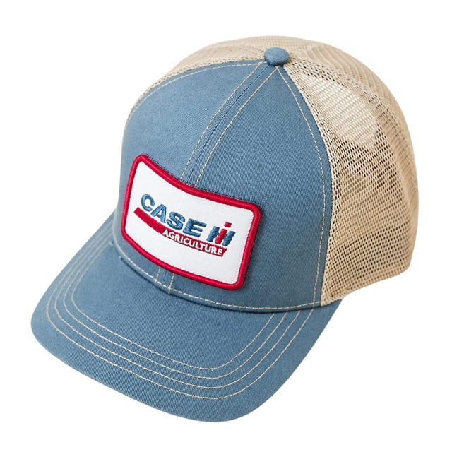 Gorra ajustable snapback de malla Case IH 540Brands azul