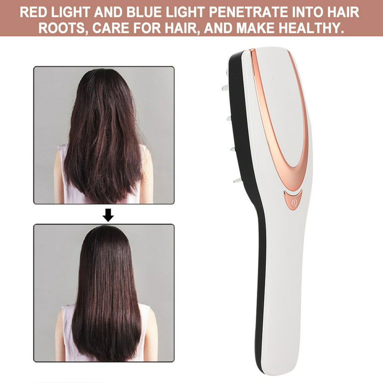 2023 Electric Hair Comb Scalp Massager Red Blue Light Hair Loss