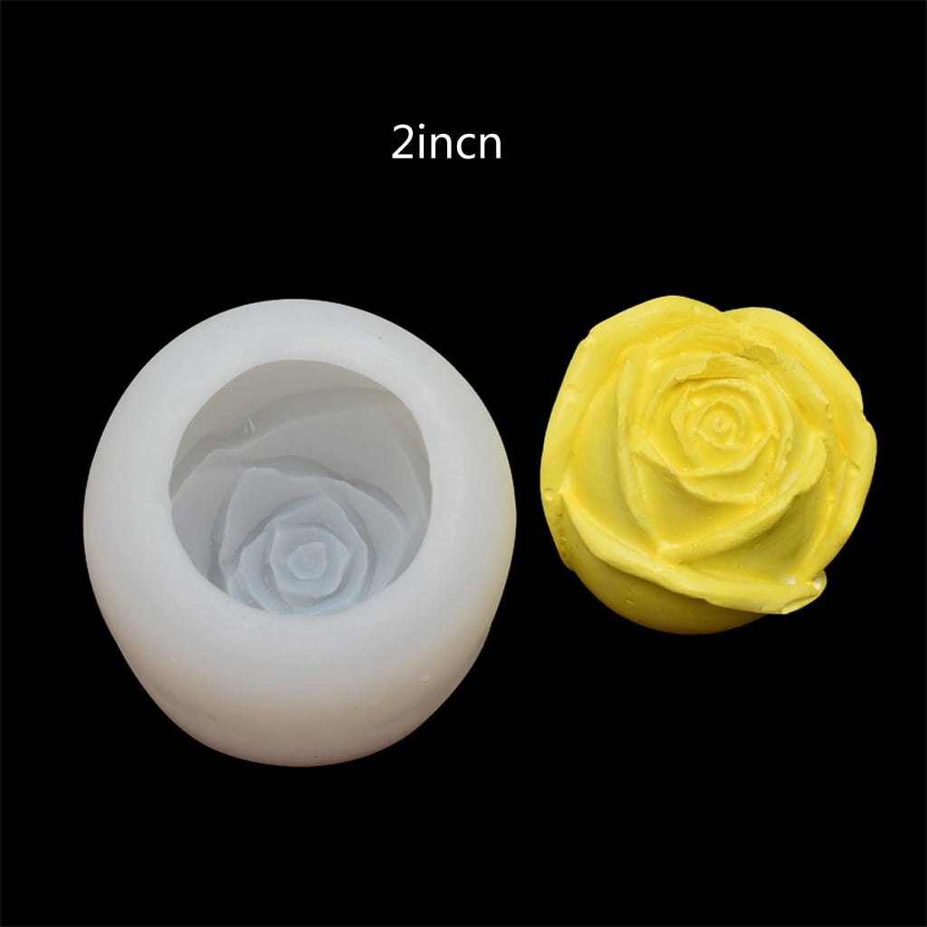 Rose Ice Tray Mold Reusable Food Grade Silicone Flower Epoxy Resin Mold