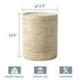 thumbnail image 5 of VENTOPYR Outdoor Cylinder Shaped MgO Patio Side Table for Patio, Garden, Yard, 5 of 6