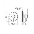 thumbnail image 3 of Grohe 19 494 1 Essence New Pressure Balanced Valve Trim - Nickel, 3 of 3