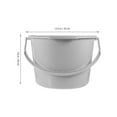 thumbnail image 2 of HAMPPLIES Portable Spittoon Urinal Pots Plastic Grey Ergonomic Design for Elderly Indoor Use 1Pcs, 2 of 6