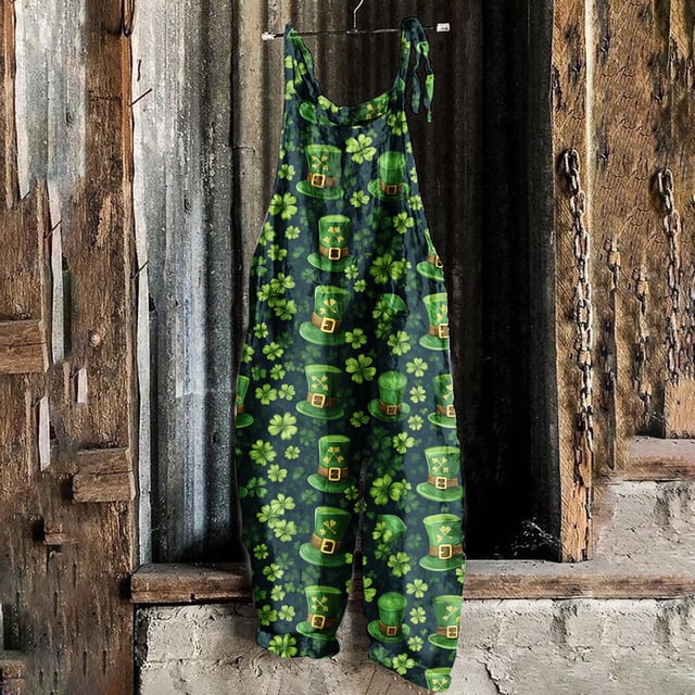 Styesk Pantalons pour Femmes Combinaisons Sans Manches Imprimées Décontractées