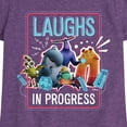thumbnail image 3 of Monsters Inc. - Laughs In Progress - Toddler & Youth Girls Short Sleeve Graphic T-Shirt, 3 of 5