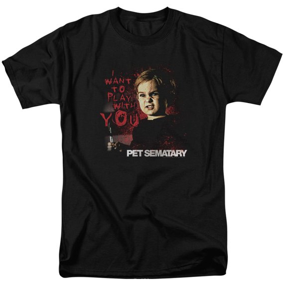 Pet Sematary - I Want To Play - Short Sleeve Shirt - XXXXXX-Large