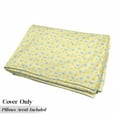 thumbnail image 5 of Checkered Floor Pillow Lounger Cover, Pattern with Daisy Flower and Butterflies, Nap Mat Printed Fabric Case for 5 Pillows, 88" x 27", Pale Blue Pale Blue, by Ambesonne, 5 of 5