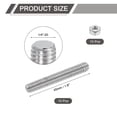 thumbnail image 2 of 1/4"-20 Fully Threaded Rod, 10Pcs 304 Stainless Steel 1.8" Long Threaded Screw, 2 of 7