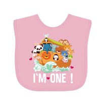 Inktastic 1st Birthday Noah Ark Boys or Girls Baby Bib