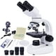Microscope Binoculaire 40X-1000X pour Adultes avec Porte-Téléphone à Lames et Kits de Préparation d'Échantillons, Microscopes Binoculaires Composés pour Usage Domestique Éducatif – image 1 sur 1