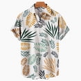 thumbnail image 4 of Camisas gráficas con sombras de palmeras para hombres, ropa con impresión 3D, camisas hawaianas de playa, blusas Y2K de manga corta, ropa vintage, blusa con solapa, 4 of 5
