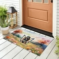 thumbnail image 3 of Welcome Spring Fairy Bloodhound in Flower Meadow Doormat Dog Lover Indoor Outdoor Welcome Mat - 13002, 3 of 5