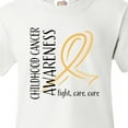 thumbnail image 4 of Inktastic Childhood Cancer Awareness- Fight, Care, Cure Youth T-Shirt, 4 of 5