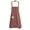 Brown, variant on ZFSBZBS Adjustable Bib Apron with 1 Pockets Chef Cooking Kitchen Restaurant Aprons for Women Men,Red