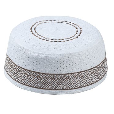 Alwee Muslim Kufi Prayer Hat For Men And Children ALW012 Islam Skull Cap Unique Design Embroidered Topi Ramadan Eid Gift Wh Dark Blue Large Price In Saudi Arabia 129321257