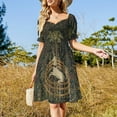 thumbnail image 3 of The Unicorn Tapestry (The Unicorn is in Captivity and No Longer Dead) Sleeveless Dress, 3 of 7