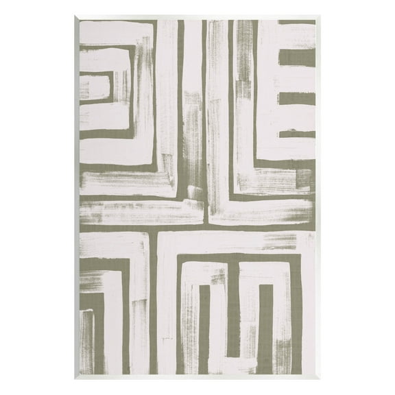 Stupell Industries Square Shape Abstract Pattern Graphic Art Unframed Art Print Wall Art, Design by June Erica Vess