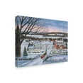 thumbnail image 2 of Trademark Fine Art 'Christmas Sleigh Ride' Canvas Art by Bob Fair, 2 of 3