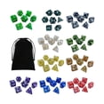 thumbnail image 4 of 70x Dados Poliédricos Acrílicos Con Bolsa De Almacenamiento Juguete De Entretenimiento Para D20 D6 Estilo C Sunnimix dados de juego, 4 of 8
