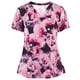 thumbnail image 3 of Pntutb Blusa de uniforme de trabajo con cuello en V y manga corta para mujer Pntutb Pntutb-3621, 3 of 4