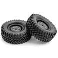 thumbnail image 3 of Car Tires with Wheel Rims Replacement for 110 -4 Axial SCX10 90046 90047 CC10Car, 3 of 6
