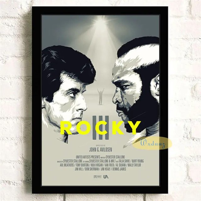 Carteles rocosos de película antigua Retro clásicos para sala de estar, pintura en lienzo, arte impreso, decoración de pared del hogar, imágenes, regalo estético