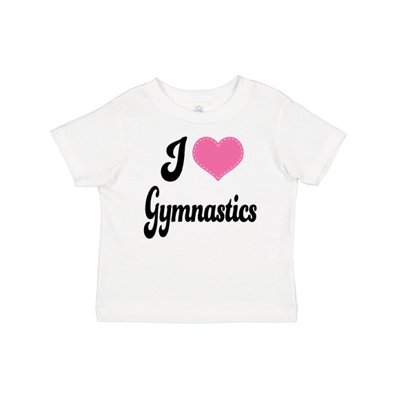 Inktastic I Love Gymnastics Girls Baby T-Shirt
