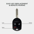 thumbnail image 6 of Car Keys Express Ford Simple Key 3-Button Remote and Fob Combo, 6 of 13