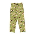 thumbnail image 4 of Xecao Running Beagle Women's Straight Lounge Pajama Pants: The Epitome of Relaxed Sleepwear, 4 of 9
