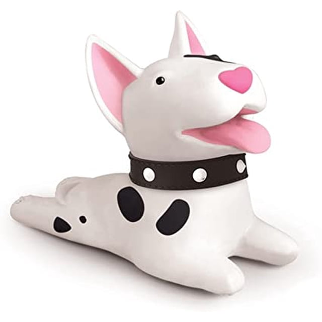 Tope de puerta creativo con forma de cachorro (perro blanco), tope de puerta con forma de perro adorable, tope de puerta decorativo para el hogar y la oficina.
