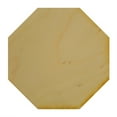 thumbnail image 1 of Pack of 1, 11 Inch x 1/8" Baltic Birch Plywood Octagon Wood Cutout for Wood Craft Project, Children or Adult Art Work, Home and Holiday Décor and DIY Fun, Made in USA, 1 of 2