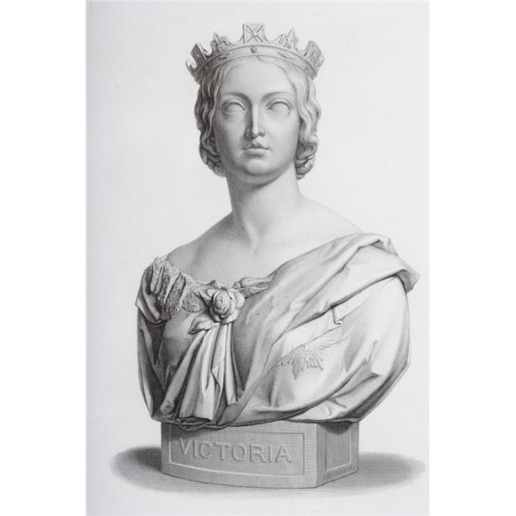 Posterazzi DPI1859997 Queen Victoria 1819-1901 Princess Alexandrina Victoria of Saxe-Coburg Queen of Great Britain & Ireland & Empress Poster Print, 11 x 17
