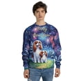 thumbnail image 4 of Happy New Year Cavalier King Charles Spaniel Family Cheer Winter Firework All Over Print 3D Sweatshirt Unisex Merch Dog Lover Gifts - 02025, 4 of 6