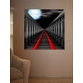 thumbnail image 2 of Wallhogs Xzendor7 Light at The Far End of The Tracks Poster Wall Mural, 2 of 2