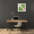thumbnail image 3 of Allen, Kimberly 12x12 White Modern Wood Framed Museum Art Print Titled - Tropical  Leaves 1, 3 of 4