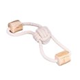 thumbnail image 1 of Elkwood Dumbbell Wood Rope Dog Toy, 1 of 2