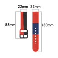 thumbnail image 4 of Cinta De Repuesto De Silicona Universal De 22 Mm Para Tabletas Deportivas Masculinas Con Samsung, Huawei, Amazfit, Xiaomi, Jiaming, Fossil, Ticwatch Cinta De Repuesto Para Reloj Inteligente Eigraketly EL017379-09, 4 of 5