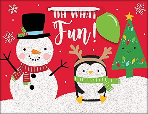 WALMART SNOWMAN “OH WHAT FUN!”  GIFT CARD SPARKLING US COLLECTIBLE NO VALUE NEW 