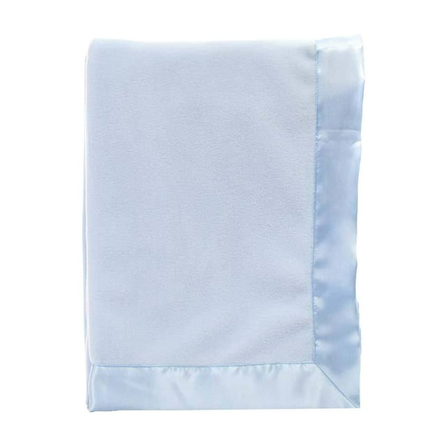 Btomtd Fleece Polyester Edging Blanket Small Blanket Office Nap Blanket Nap Blanket Nap Cover Blanket, Light Blue