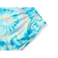 thumbnail image 6 of Beezizac Trendy Tie Dye Blue Swirl Pajamas for Big/Teen Girls 2-Piece Soft Tank Top & Shorts PJ Jammies Set Size 10, 6 of 7
