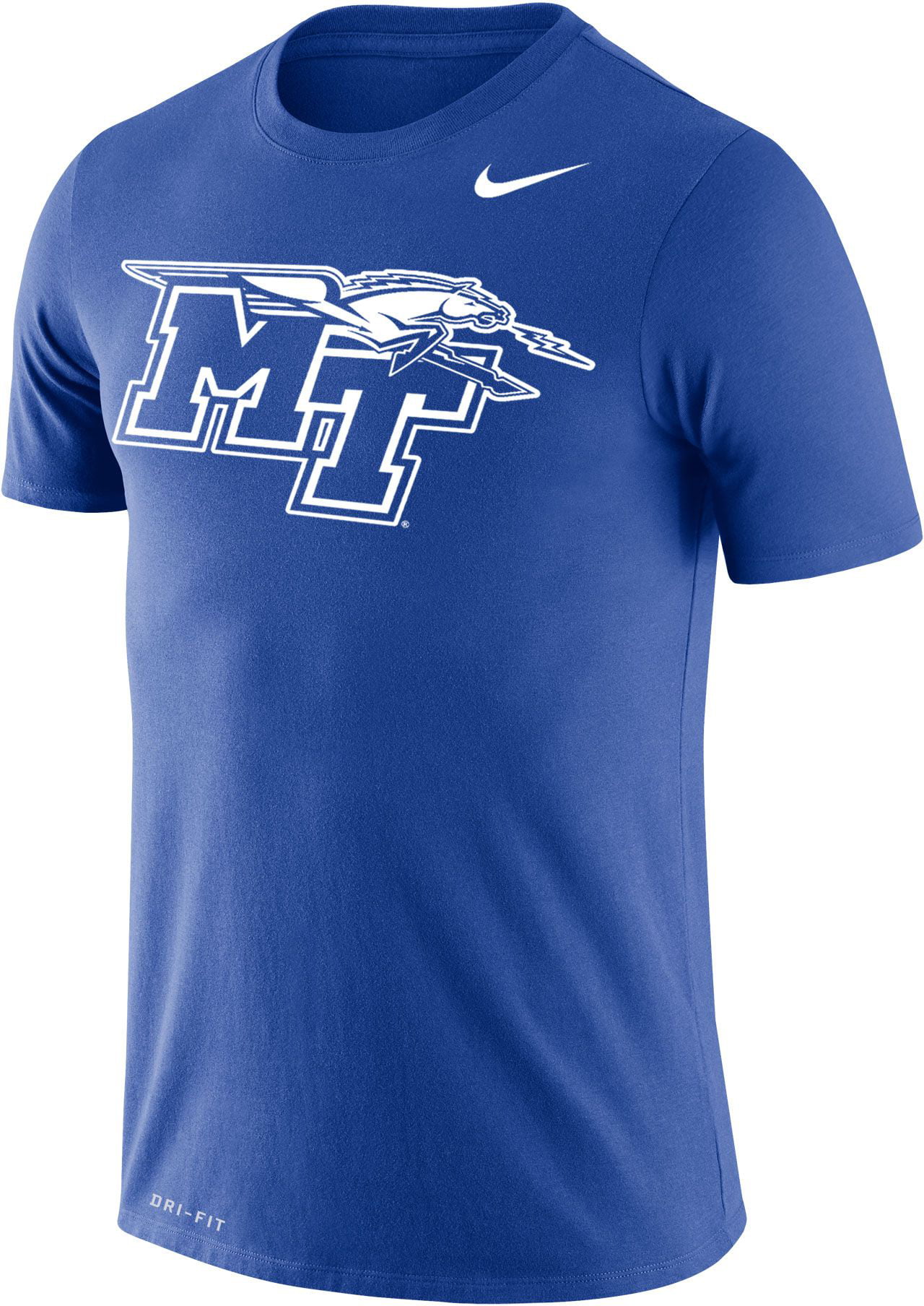 Nike - Nike Men's Middle Tennessee State Blue Raiders Blue Logo Dry ...