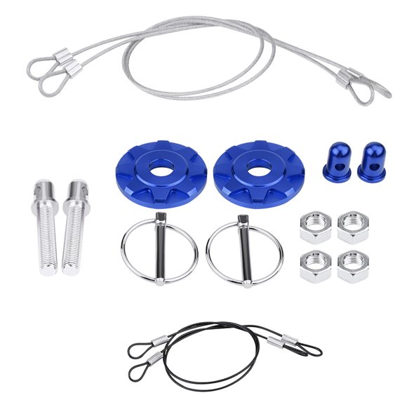 Hood Pin,CNC Aluminum Alloy Car Racing Hood Pin Lock Hood Pin Lock Kit True to Its Promise