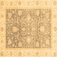 thumbnail image 1 of Ahgly Company Indoor Square Oriental Brown Traditional Area Rugs, 6' Square, 1 of 4