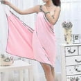 thumbnail image 2 of Serviette Enveloppante d'Hiver pour Femme, Serviette de Bain, 2 of 3