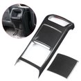 thumbnail image 1 of Embellecedor de ventilación trasera, 2 piezas, estilo fibra de carbono, decoración interior del coche, pegatina de ventilación, artesanía excepcional, 1 of 9
